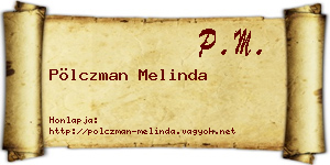 Pölczman Melinda névjegykártya